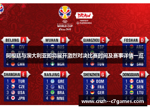 阿根廷与澳大利亚即将展开激烈对决比赛时间及赛事详情一览
